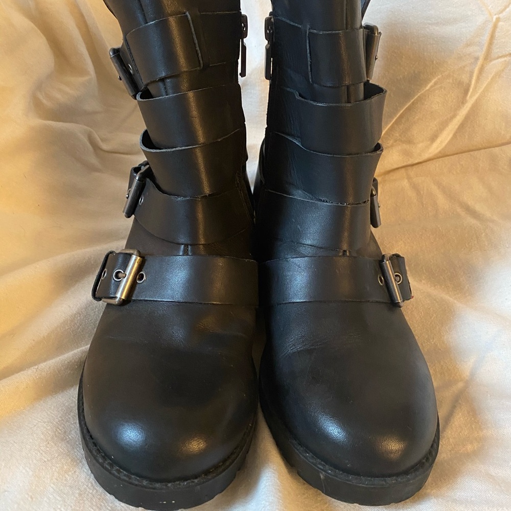 Moto leather Boots